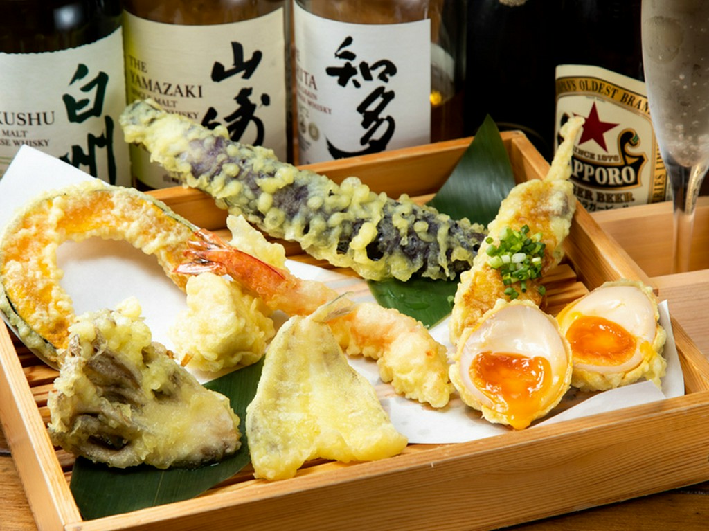 初めての方にはとりあえずコレ！『天ぷら盛り合わせ8種』