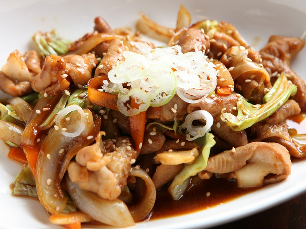 5種類の味付けから選べる『ミックスホルモン焼き』