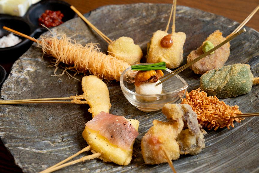 料理長オススメ『おまかせ串盛り合わせ 10種盛り』