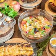 ちょっと贅沢ランチも♪
近隣オフィスやランチ会など日常的な利用に適したラインナップをご用意！


