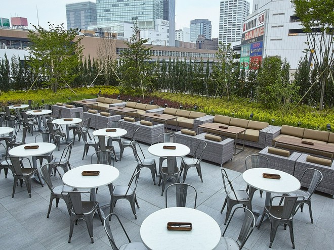 テラス席がある