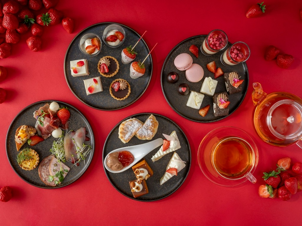 大阪城天守閣の前の貴賓室でのアフタヌーンティー