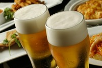 ザ・プレミアム・モルツ＜香るエール＞/生ビール 1,000円
アサヒスーパードライ 850円
六甲ビール　ベイエール 1,200円
イネディット 900円
クルスカンポ 1,000円
ノンアルコールビール　オールフリー 700円