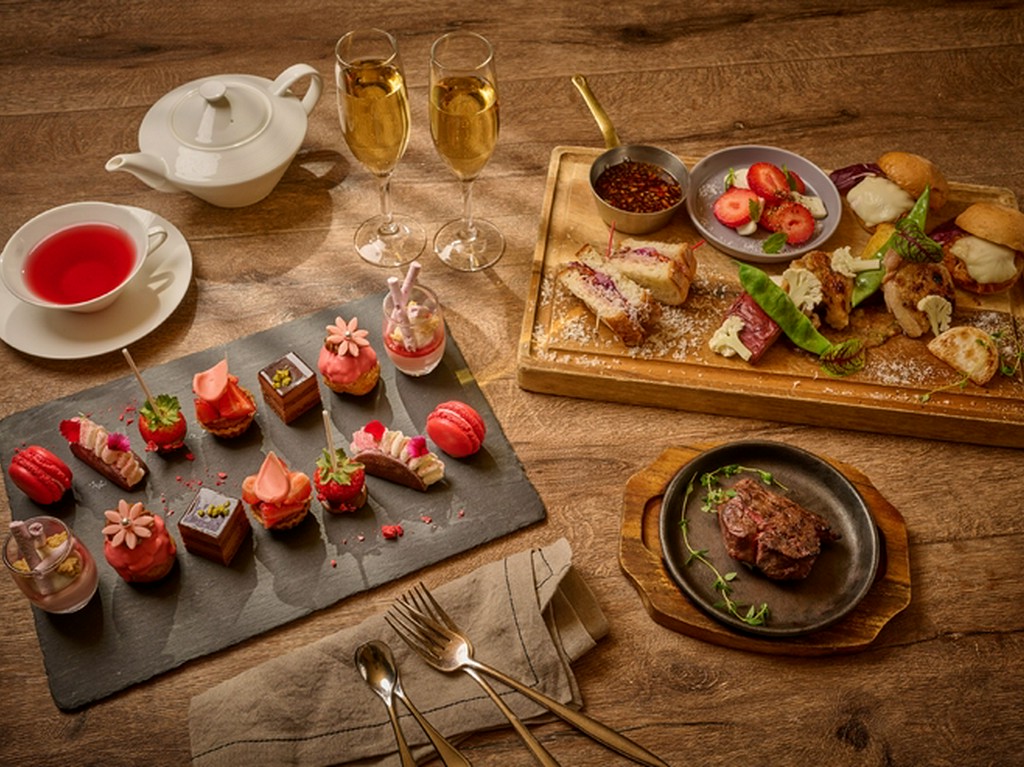 アルコールフリードリンク付き「肉×ナイトアフタヌーンティー」