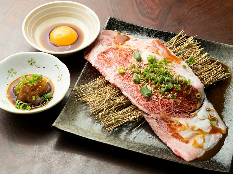 焼きすきしゃぶ(卵orポン酢おろし付き)