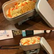 貸切コースご選択のお客様のみ、ご選択いただけます。
食材の持込も可能です。
※器具のみご利用の場合は250円（税込）となります。
