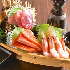 “旬”を味わう『刺身三種盛り』