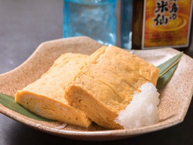 出汁多めでしっとりフワフワの『だし巻きたまご』