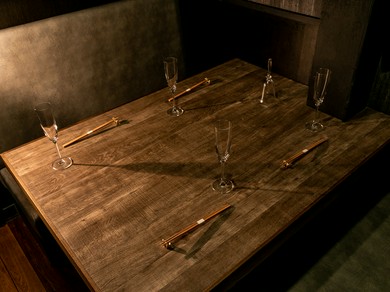 プライベートで大人の落ち着いた空間