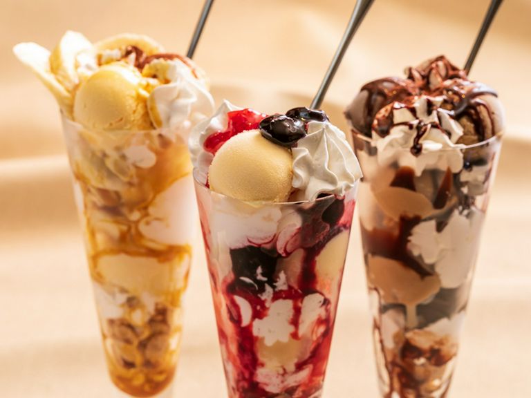 〆のデザートまで大満足。カスタマイズOKの『きぶんしだいのパフェ』