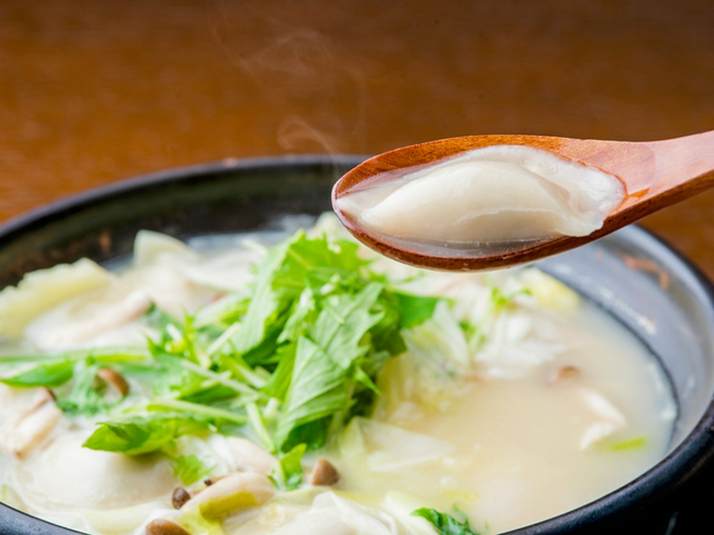 【わはは】一番人気メニュー『特選鶏だし　水餃子』