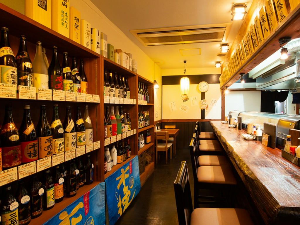 ボトルキープもOK！　多彩な銘柄がそろう日本酒・焼酎