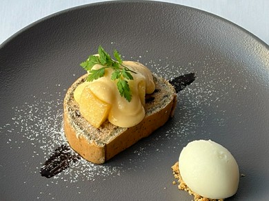 紅茶とリンゴのズコット