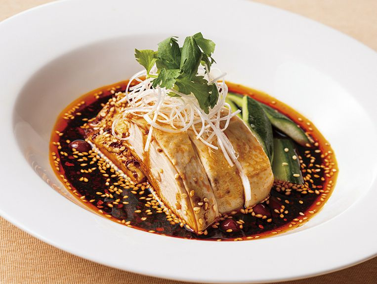 よだれ鶏 桃李風