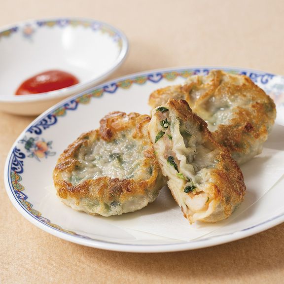 ニラ入り焼きまんじゅう（2個）