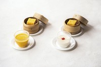 「古式杏仁豆腐とマーラーカオ」
「タピオカ入りマンゴーミルクとマーラーカオ」