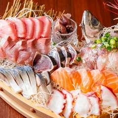 【名物】豊洲直送！豪快刺身盛り