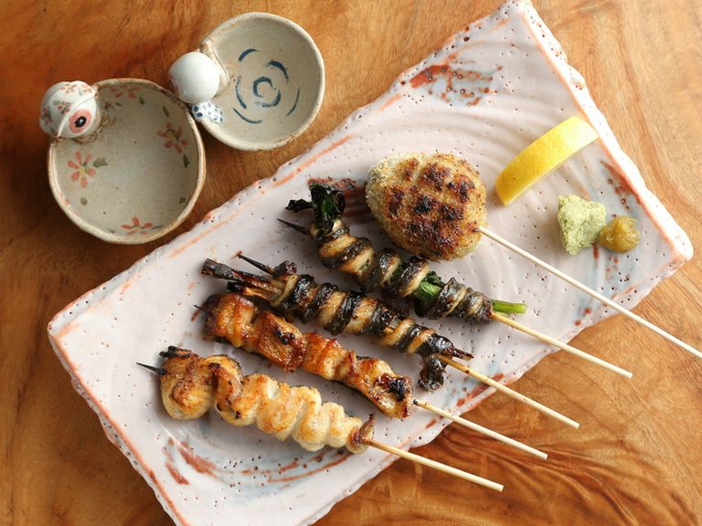 お酒と共にいただきたい鰻の串焼き