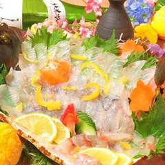 活まつもと平目のお造り