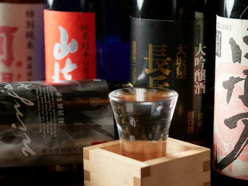 和食に合わせた日本酒も厳選の品揃え