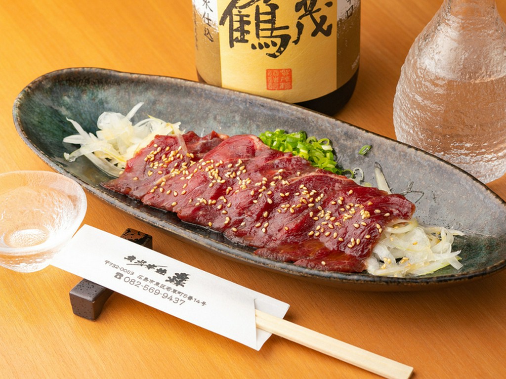 馬肉のレバ刺し風