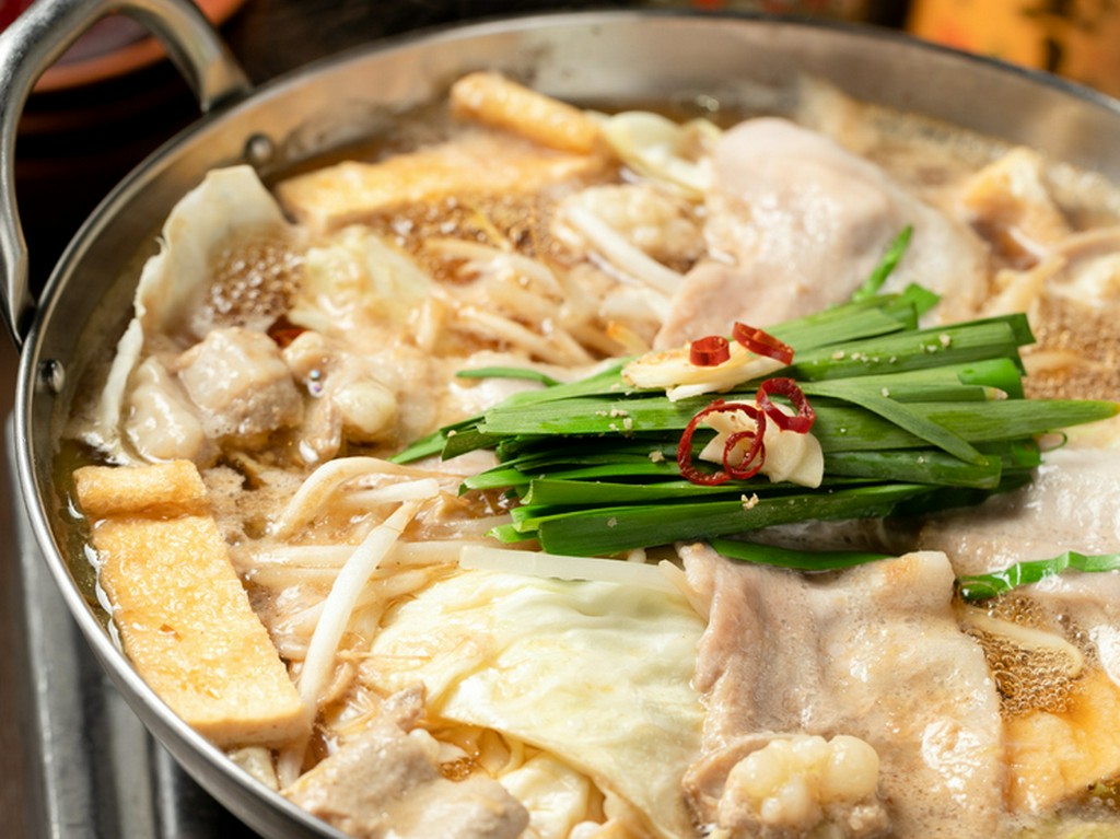 だるま名物、一年中楽しめる『モツ鍋』