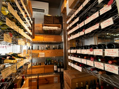 ワインセラーのあるお店