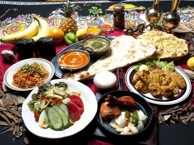 インド料理を代表する料理をリーズナブルな価格で楽しめる『ムンバイコース』