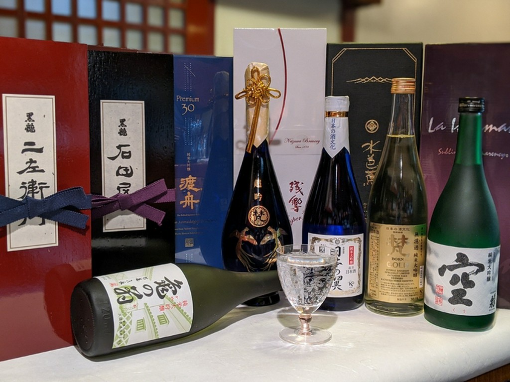 タンにぴったりの銘酒も取り揃えています