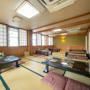 座敷席もあるので小さなお子様連れでのご利用にもおすすめです。
