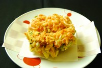 ＜おすすめ＞
その時季の美味しい素材をからりと揚げたてのかき揚げでお楽しみいただきます