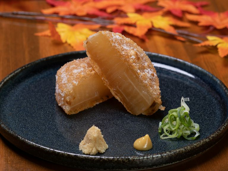 一度で二度おいしい！　しみうまの大根がたまらない『おでん大根のから揚げ』