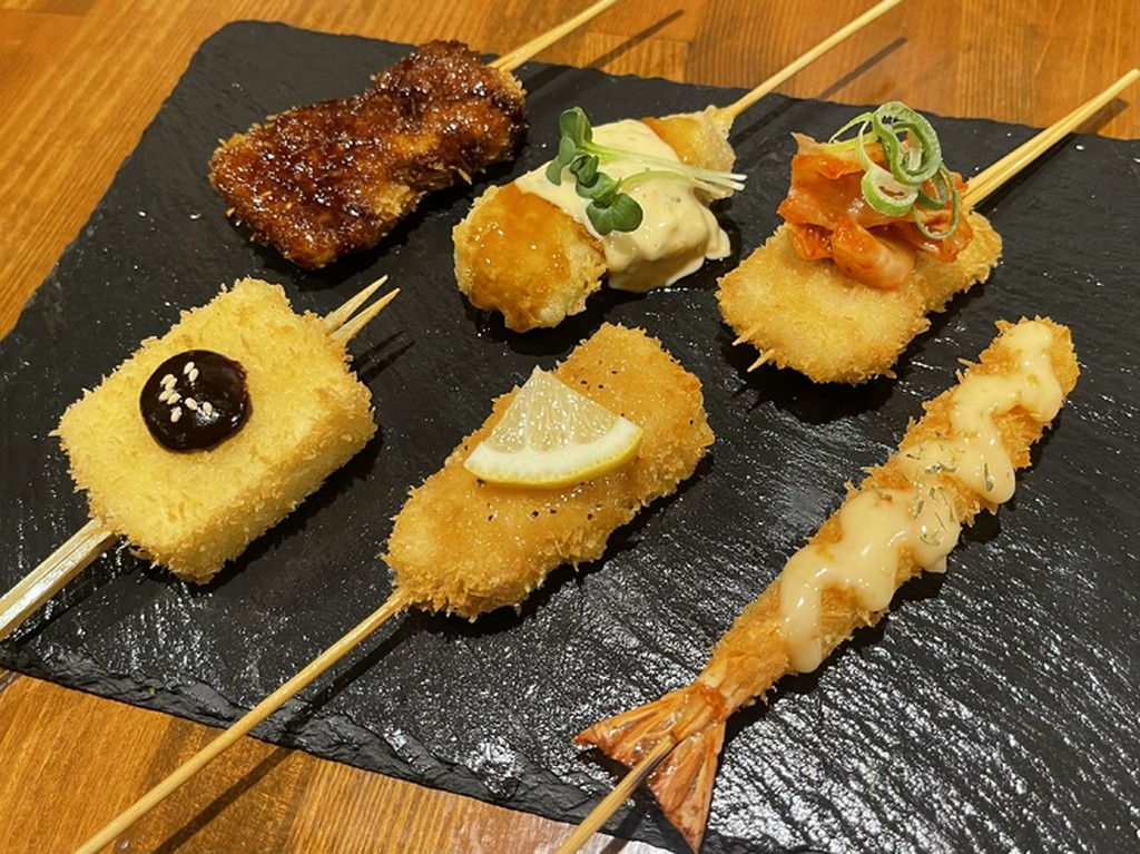 クオリティーの高い創作串カツを大衆価格で♪