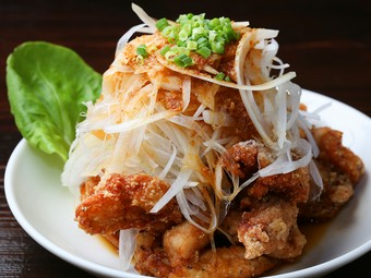 外はカリッ、中はしっとり『蘭丸名物　四川風唐揚げ』