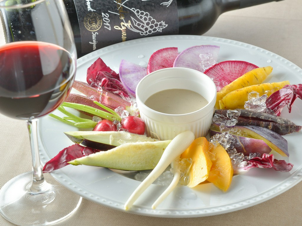 菜園野菜のバーニャカウダ