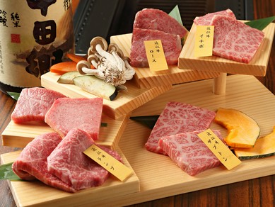 高級ブランド牛「近江牛」の『近江牛盛り合せ』
