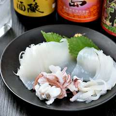 新鮮な『日本海 白イカのお刺身』