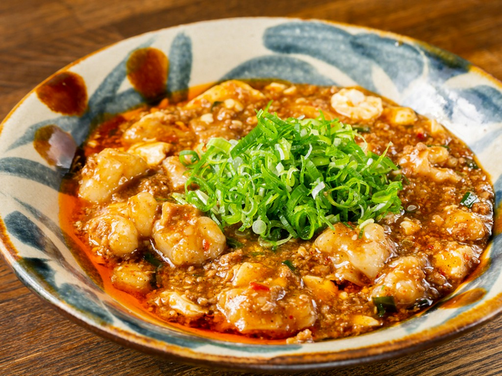 ピリッとした辛さがクセになる『麻婆ホルモン』