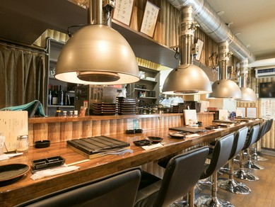 カウンター席がある