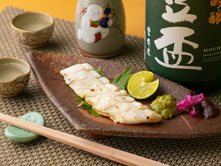 ふわふわな仕上がりでボリューム満点。ファンも多い『穴子の白焼き』