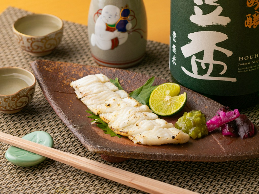 ふわふわな仕上がりでボリューム満点。ファンも多い『穴子の白焼き』