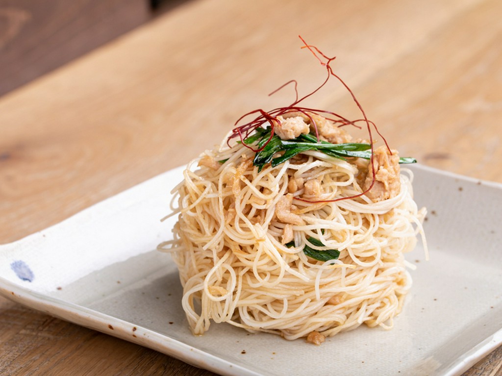 ちょっとおしゃれな盛り付けも自慢の『ソーメンイリチー』