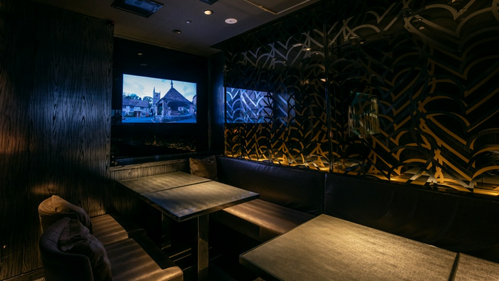 セキュリティ万全なVIP個室は全4室。全てにカラオケ完備