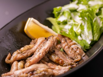 自家製の柚子胡椒の自家製ダレが絶妙なアクセント『セセリの炭火焼き　柚子胡椒風味』