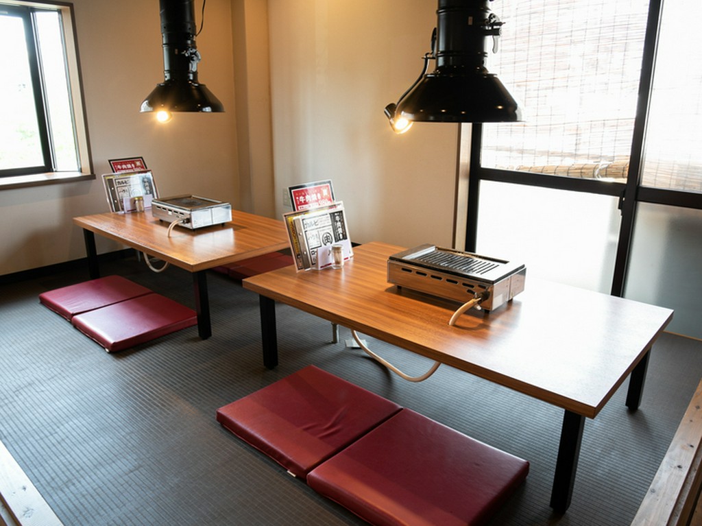 2階には座敷も完備。ファミリー利用も歓迎