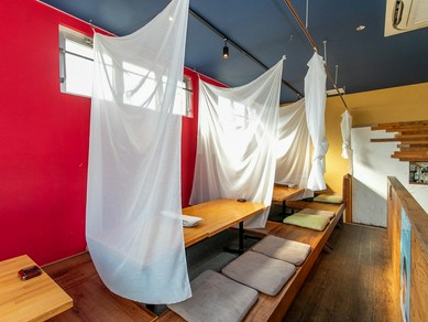 気の置けない友人との集まりに最適。お得な女子会コースあり