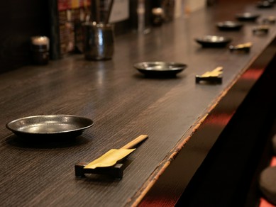 カウンターで素敵なひと時を