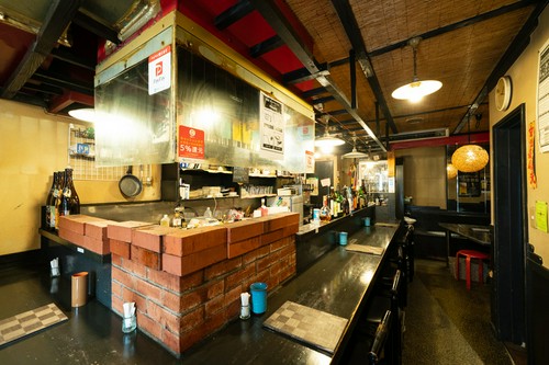 焼き上がりをすぐにいただけるカウンター席