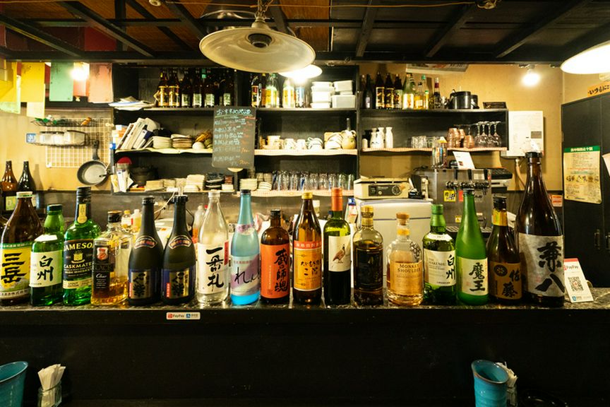 豊富な酒類のバリエーション