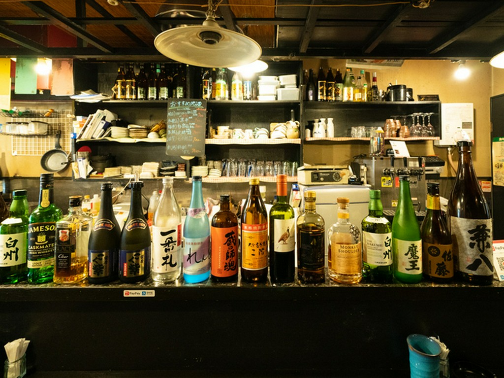 豊富な酒類のバリエーション